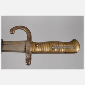 Französisches Jataganseitengewehr 19. Jh.