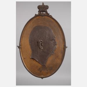 Zwei große Wandplatten Bismarck und Moltke