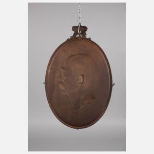 Zwei große Wandplatten Bismarck und Moltke