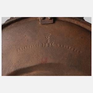 Zwei große Wandplatten Bismarck und Moltke