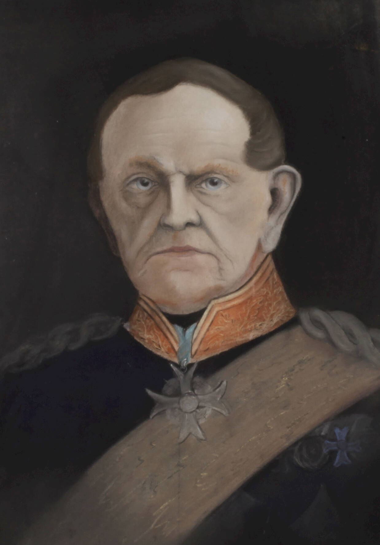 Pastellportrait Moltke