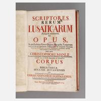 Scriptores rerum Lusaticarum111