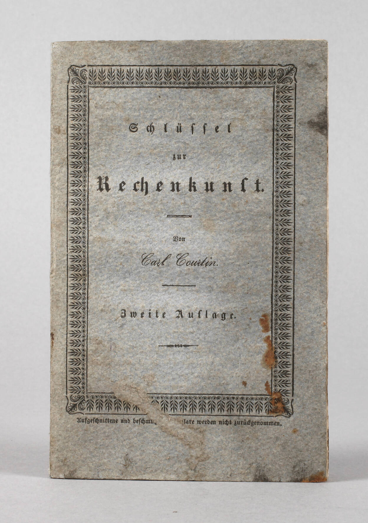 Allgemeiner Schlüssel zur Rechenkunst