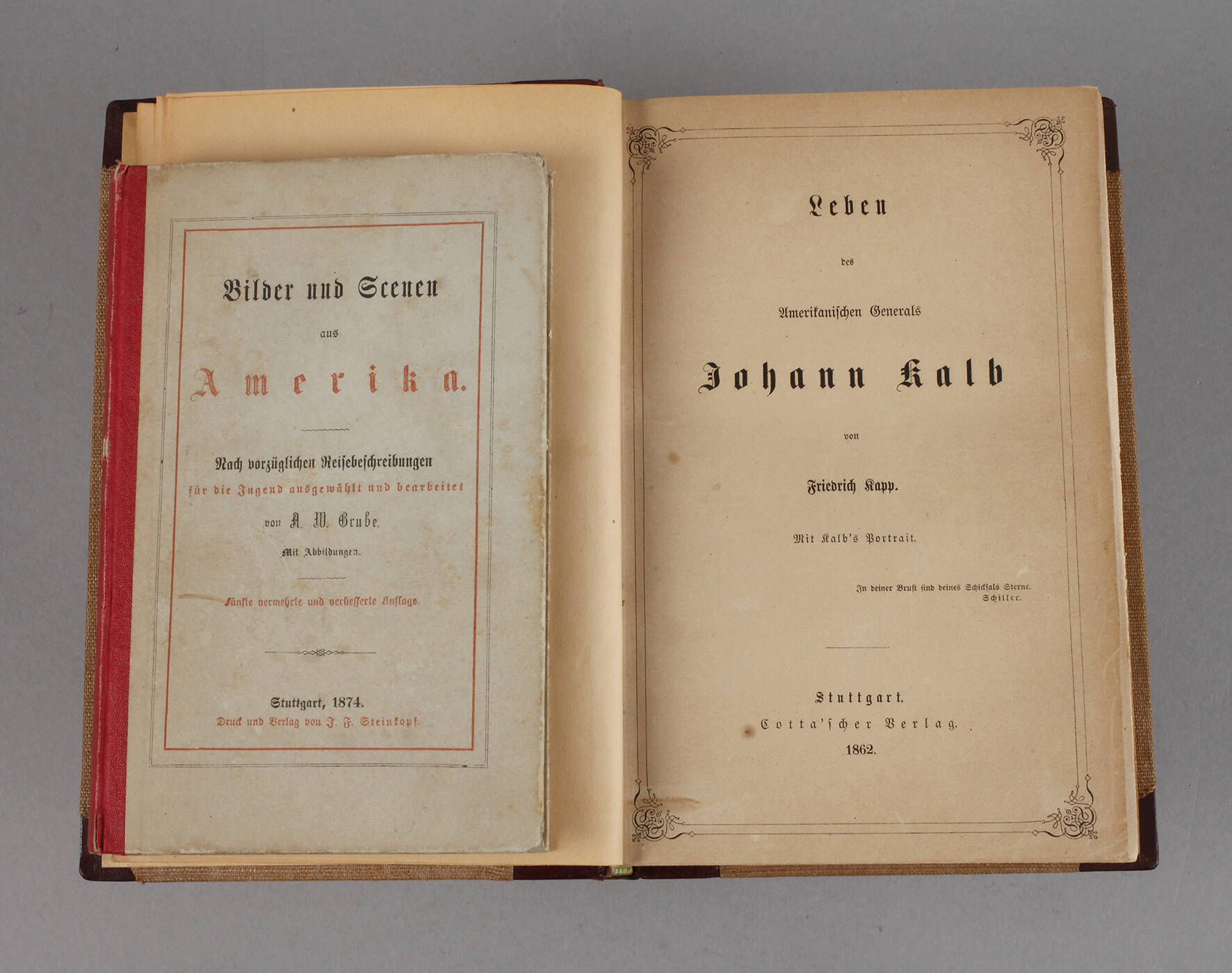 Zwei Bücher Amerika