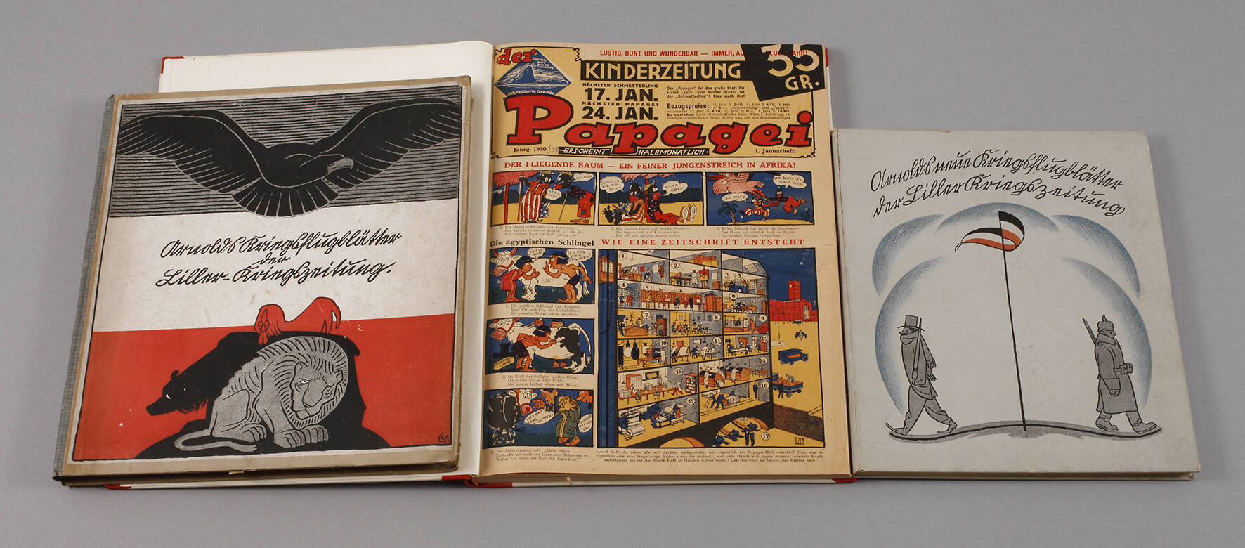 Drei militärische Bildergeschichten