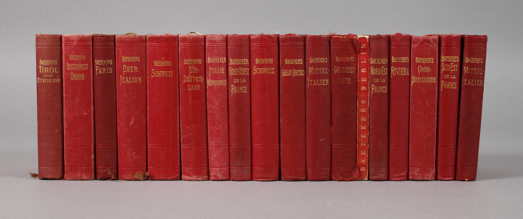 Konvolut Baedekers Reiseführer