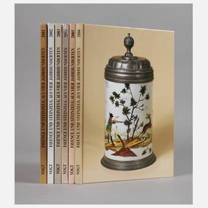 Konvolut Kataloge "Fayence und Steinzeug aus vier Jahrhunderten"