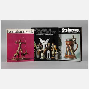 Drei Fachbücher Kunsthandwerk