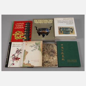 Konvolut Kunstbücher China
