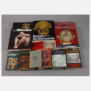Konvolut Literatur präkolumbische Kunst