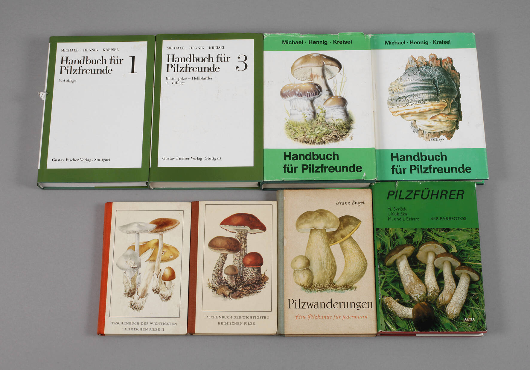 Konvolut Pilzbücher