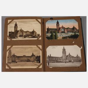 Ansichtskartenalbum Bahnhöfe