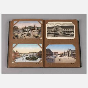 Ansichtskartenalbum Bahnhöfe