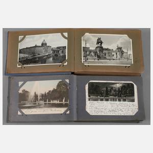 Zwei Ansichtskartenalben Berlin und Potsdam