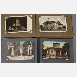 Zwei Ansichtskartenalben Berlin und Potsdam