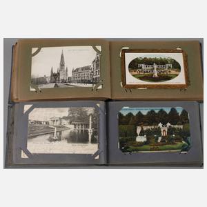 Zwei Ansichtskartenalben Berlin und Potsdam