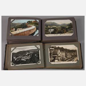 Paar Ansichtskartenalben