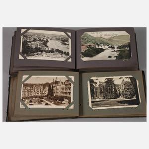 Paar Ansichtskartenalben