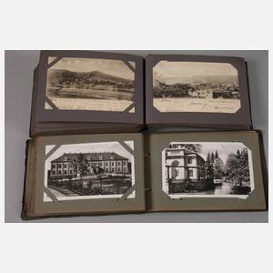 Paar Ansichtskartenalben