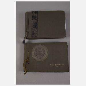 Paar Ansichtskartenalben