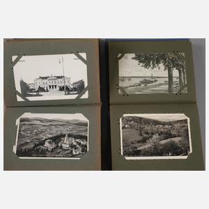 Paar Ansichtskartenalben