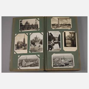 Paar Ansichtskartenalben