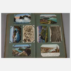 Paar Ansichtskartenalben