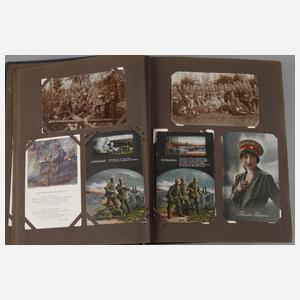 Ansichtskartenalbum beider Weltkriege