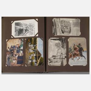 Ansichtskartenalbum beider Weltkriege