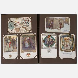 Ansichtskartenalbum beider Weltkriege