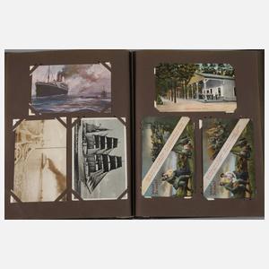 Ansichtskartenalbum beider Weltkriege