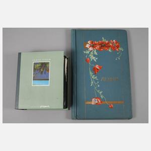 Zwei Ansichtskartenalben