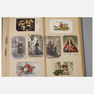 Zwei Ansichtskartenalben