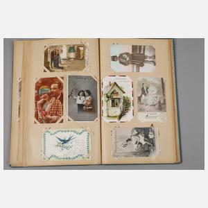 Zwei Ansichtskartenalben