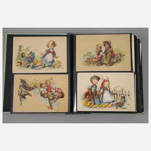 Zwei Ansichtskartenalben