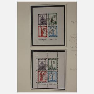 Briefmarkenalbum Alliierte Besetzung frz. Zone und Saar