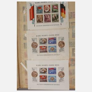 Briefmarken Deutschland 1948–70