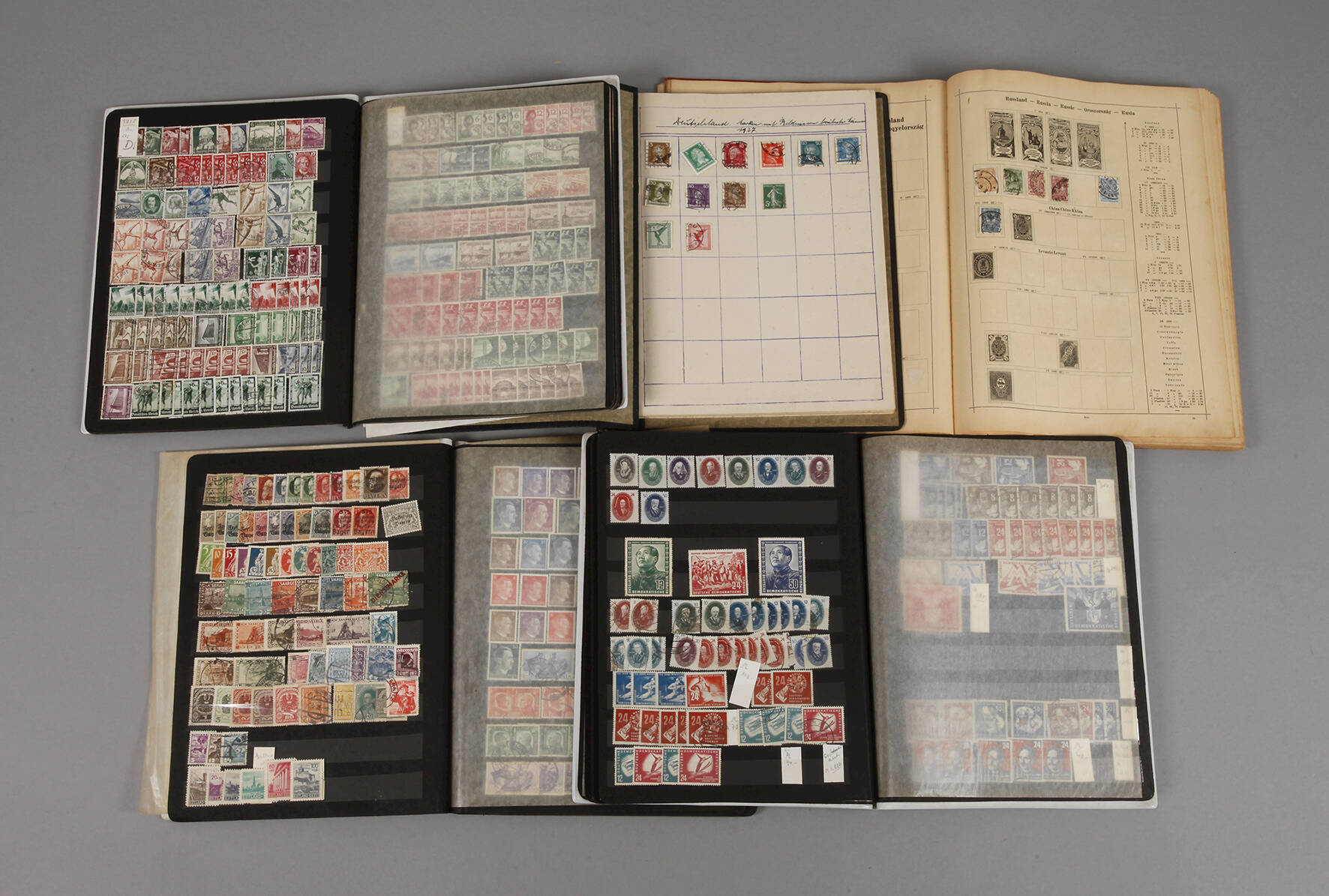 Briefmarken AD, DR, DDR und Allewelt