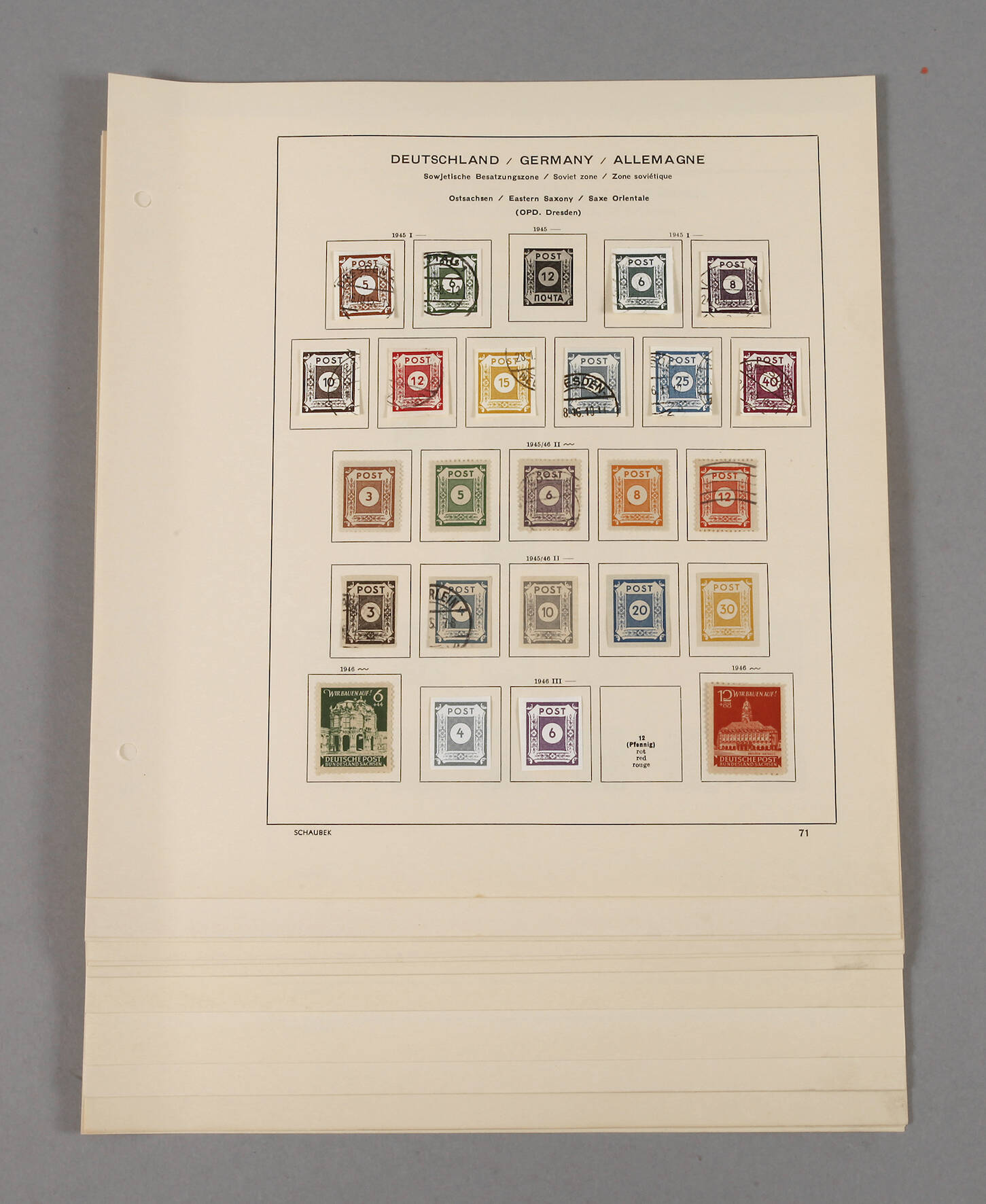 Briefmarken Alliierte.Bes.-SBZ 1945/49