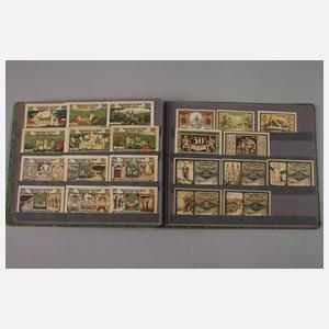 Konvolut Notgeldscheine