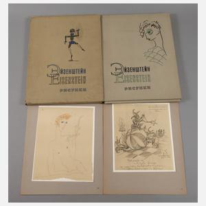 Zwei Repro-Mappen Sergei Eisenstein