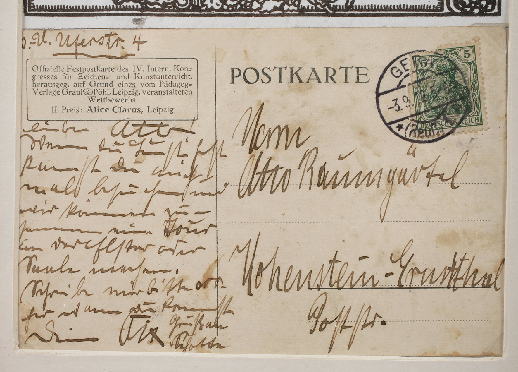 Autograph Otto Dix