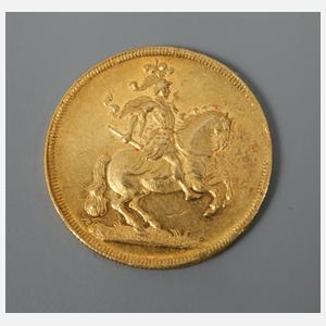 Doppeldukat Sachsen 1697