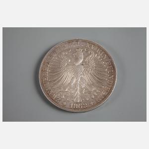 2 Vereinstaler Frankfurt 1862