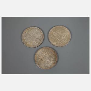 Konvolut 3 Mark Sachsen-Weimar