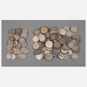 Konvolut Münzen Kaiserreich