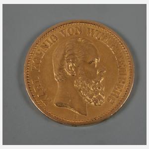 20 Gold-Mark Württemberg