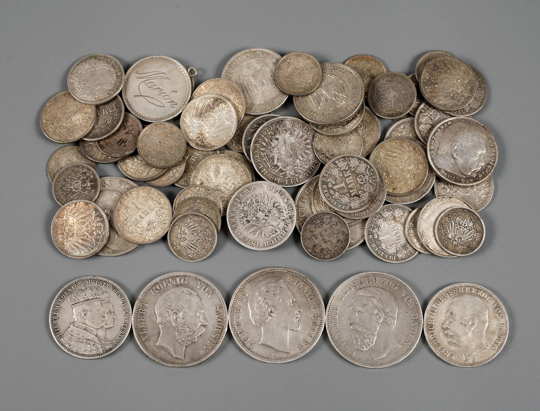 Sammlerkonvolut Münzen Deutsches Reich
