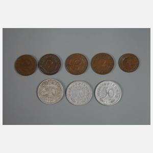 Konvolut Münzen und Geldscheine DR