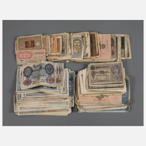 Konvolut Geldscheine